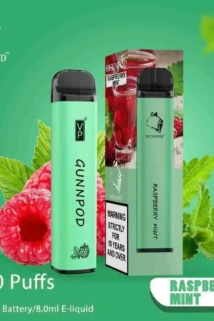 Gunnpod Raspberry Mint 2000 Puffs