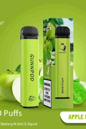 Gunnpod Apple Bomb 2000 Puffs