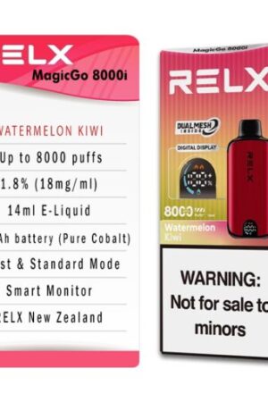 Buy RELX MagicGo 8000 Puffs Watermelon Kiwi